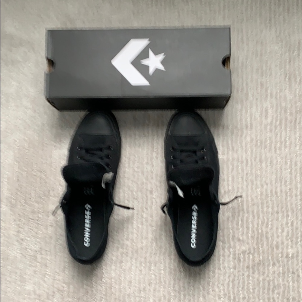 Converse Low-Cut Black “Chucks” Size 10.5